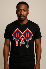Load image into Gallery viewer, Drip IIxII Graphic Tee Red/Navy