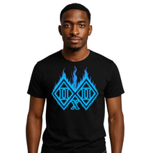 Load image into Gallery viewer, Flames IIxII Graphic Tee Blue
