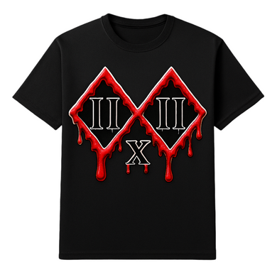 Drip IIxII Graphic Tee black/Red