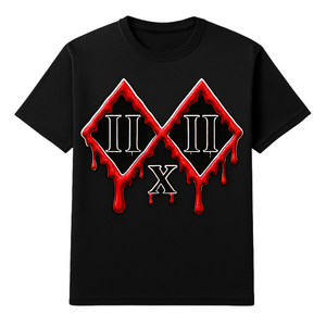 Drip IIxII Graphic Tee black/Red
