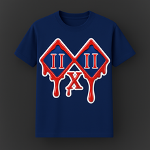 Load image into Gallery viewer, Drip IIxII Graphic Tee Red/Navy