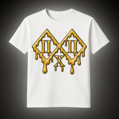 Drip IIxII Graphic Tee Gold