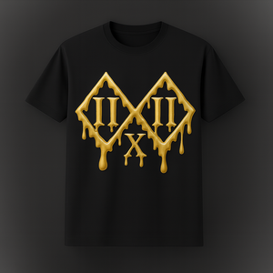 Drip IIxII Graphic Tee Gold