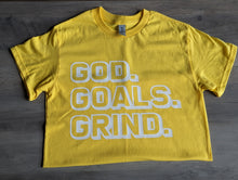 Load image into Gallery viewer, God Goals Grind T-shirt