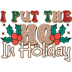 Christmas Crew Neck Sweaters "Ho In Holiday"