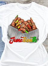 Load image into Gallery viewer, 2024 Juneteenth T-shirts