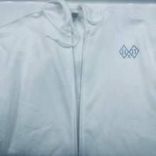 Load image into Gallery viewer, IIxII White Zip up Jacket with Hood