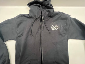 IIxII Black Zip up Jacket with Hood